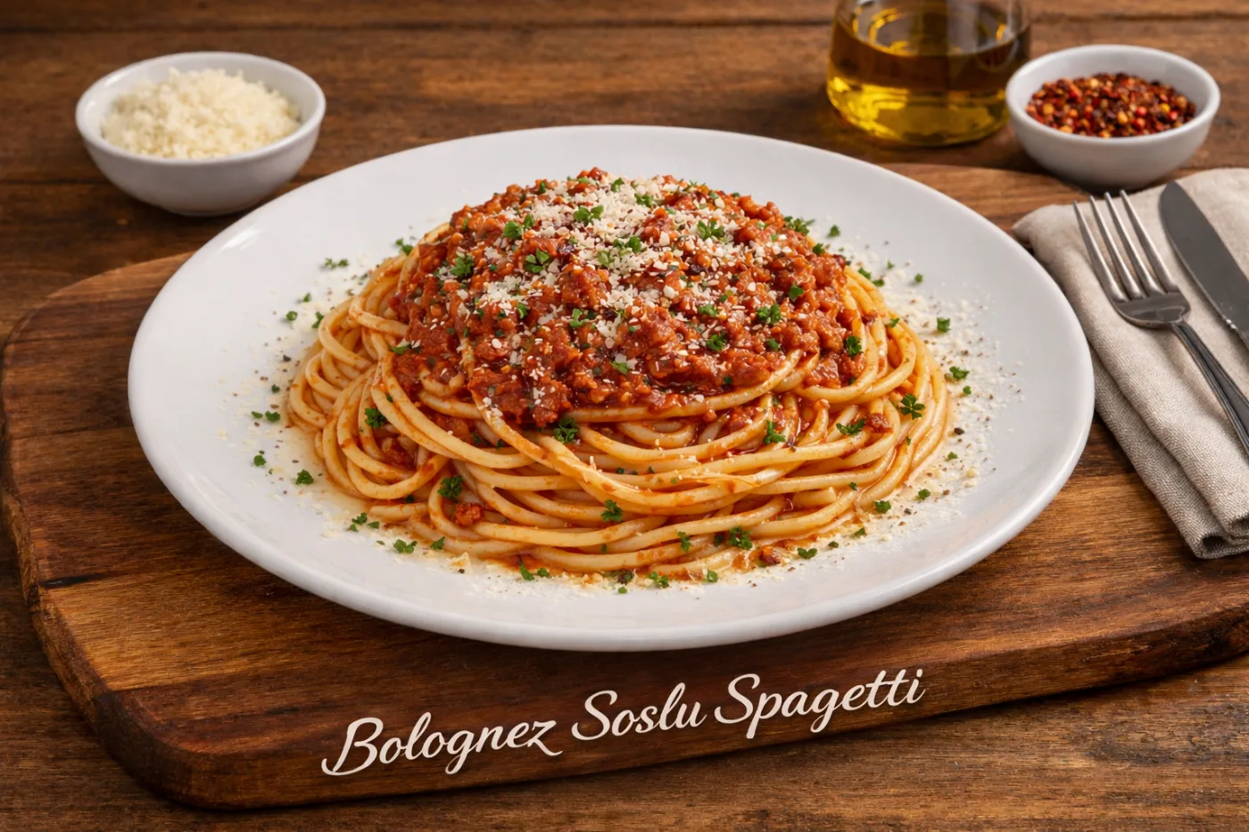Bollonez Soslu Spagetti