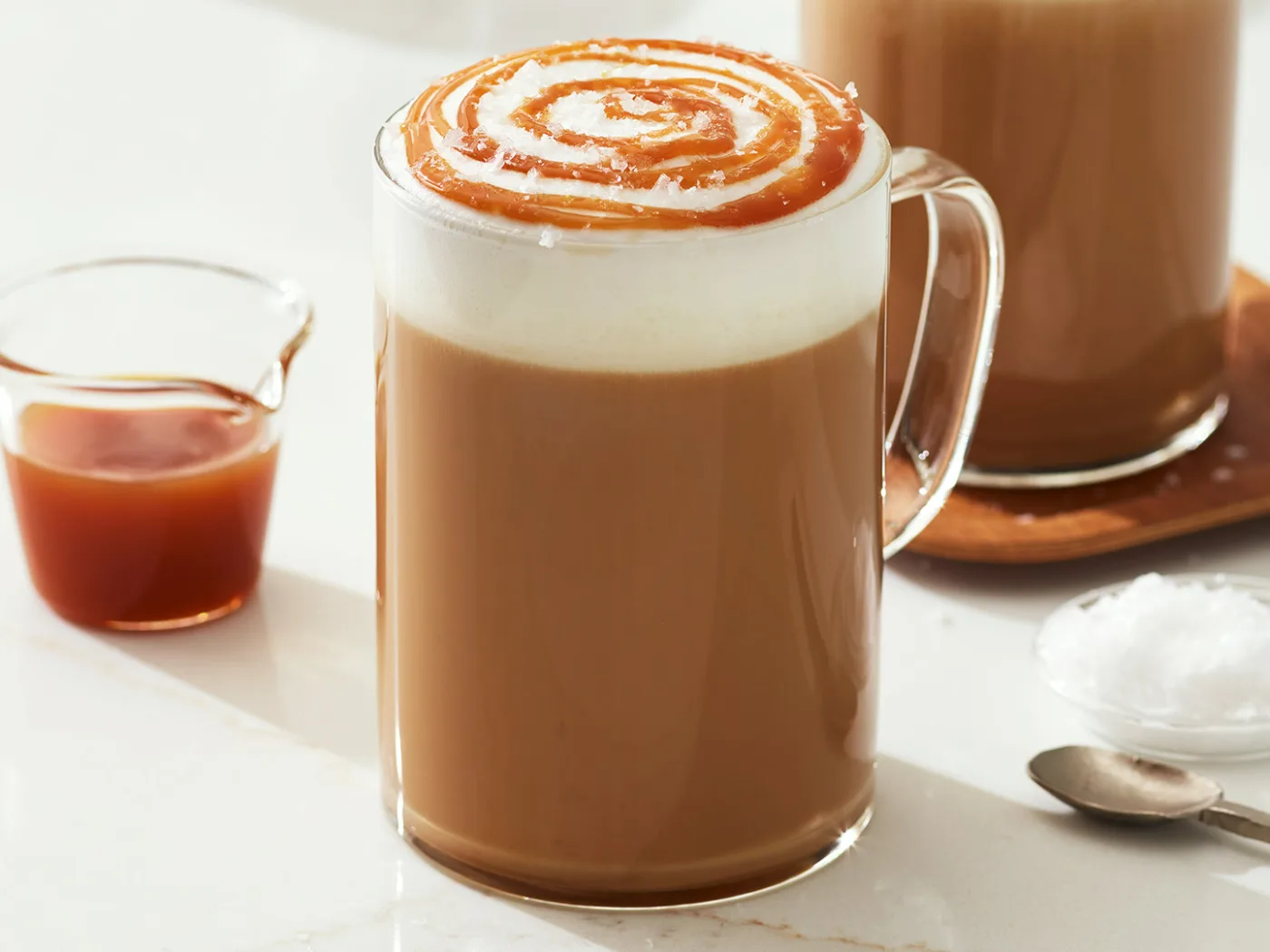 Latte caramel salted